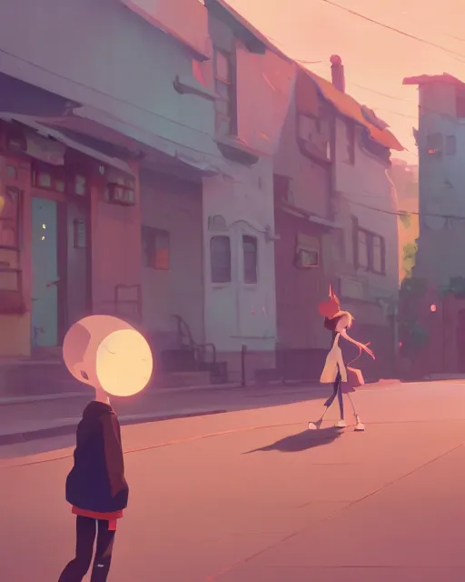 Image similar to a beautiful town, cory loftis, james gilleard, atey ghailan, makoto shinkai, goro fujita, studio ghibli, rim light, exquisite lighting, clear focus, very coherent, plain background, soft painting