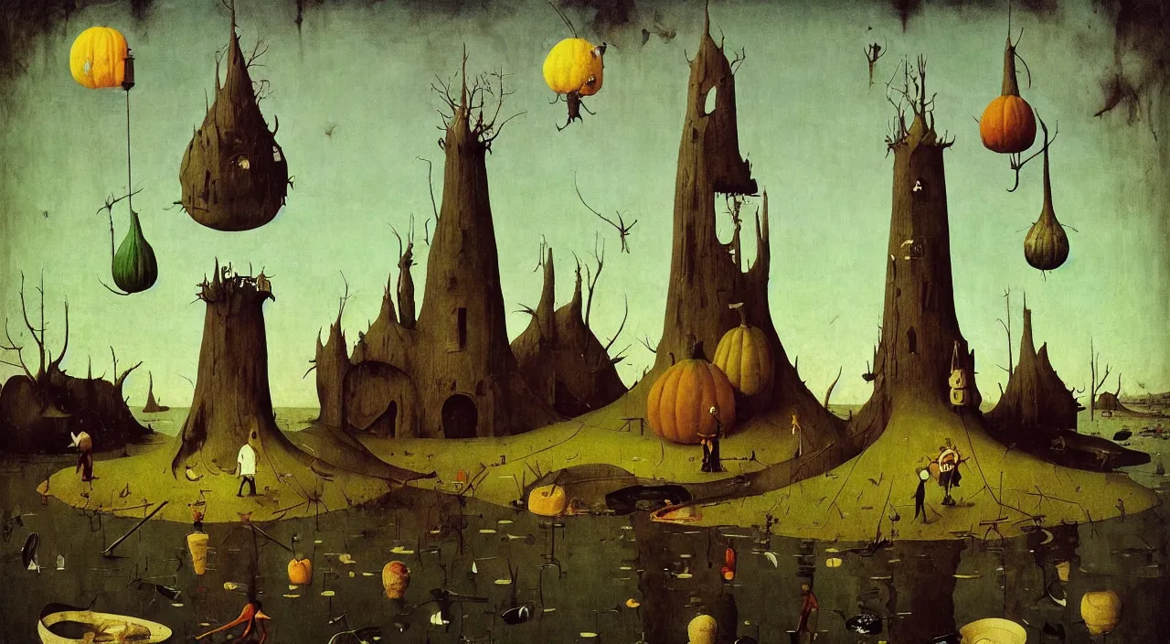 Image similar to single flooded simple!! gourd tower anatomy, very coherent and colorful high contrast masterpiece by norman rockwell franz sedlacek hieronymus bosch dean ellis simon stalenhag rene magritte gediminas pranckevicius, dark shadows, sunny day, hard lighting