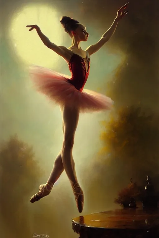 Image similar to giesha prima ballerina by bayard wu, anna podedworna, gaston bussiere, greg rutkowski