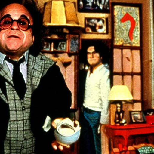 Image similar to danny devito in hausu