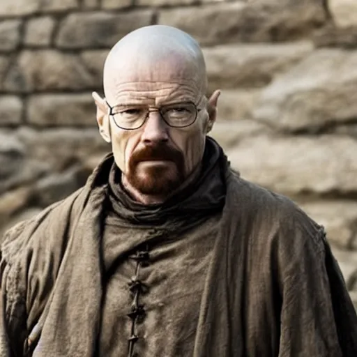 Prompt: Walter White in the Game of Thrones (2011)