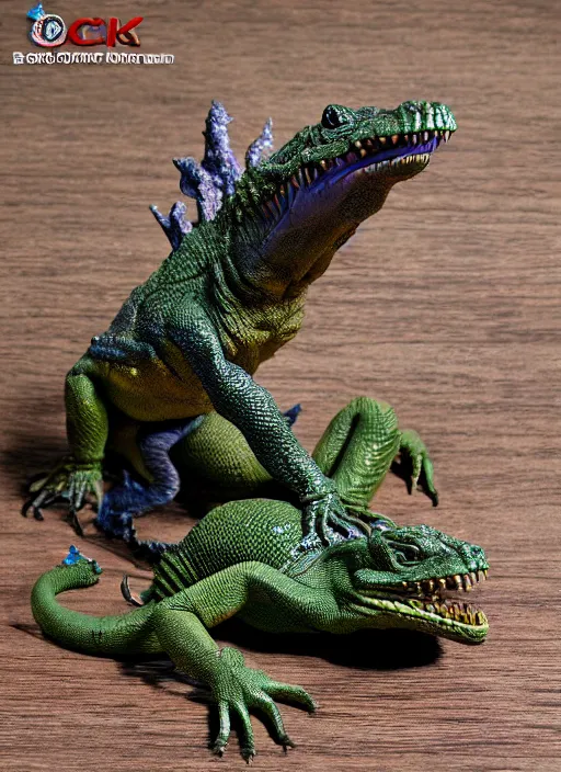Prompt: 80mm resin detailed miniature of a Reptiles monster, Product Introduction Photos, 4K, Full body