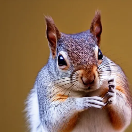 Image similar to a squirrel with a party hat on its head, a pastel by john nicolson, shutterstock contest winner, furry art, creative commons attribution, stockphoto, iso 2 0 0