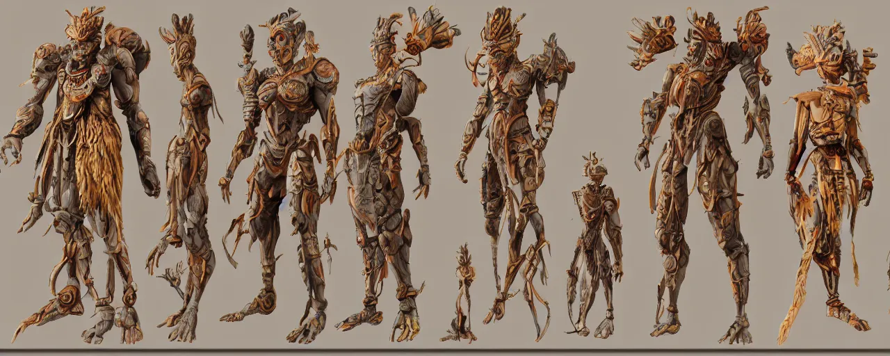 Prompt: A character sheet of full body ancient javanese cyborg Venusaurs (Pokémon),Hayao Miyazaki\'s movies,Studio Ghibli\'s mastery of color grading and detail,insanely detailed and intricate,realistic octane 3D,hyper realistic,complex scene,golden Ratio,ArtStation,UHQ,hires textures,detailed real expression on every face,dnd art,mtg art,dramatic,breathtaking maximalist painting by Bouguereau and Gurney