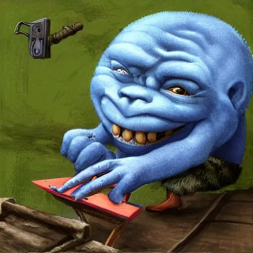 Image similar to internet troll