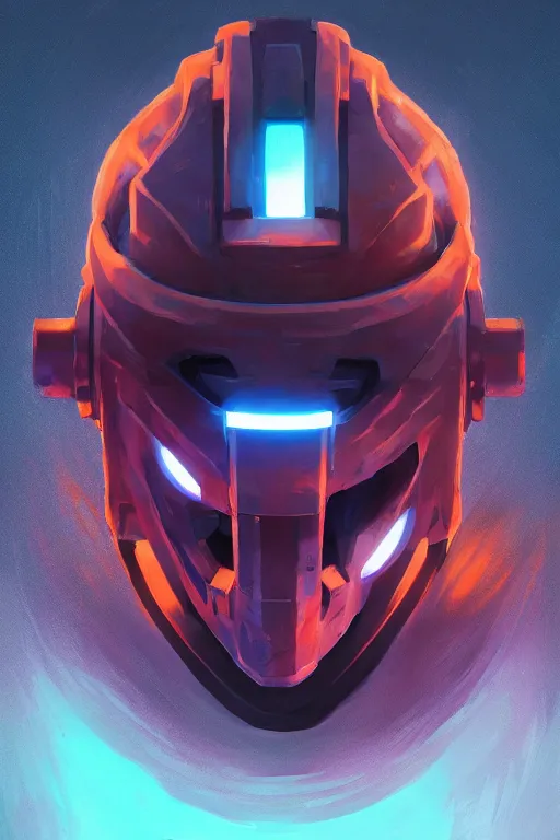 Image similar to epic mask helmet robot ninja portrait stylized as fornite style game design fanart by concept artist gervasio canda, behance hd by jesper ejsing, by rhads, makoto shinkai and lois van baarle, ilya kuvshinov, rossdraws global illumination radiating a glowing aura global illumination ray tracing hdr render in unreal engine 5