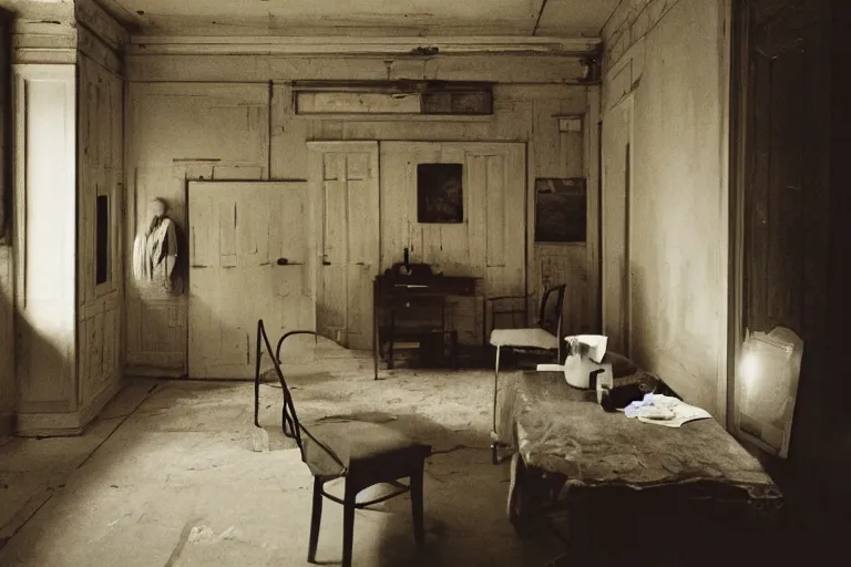 Prompt: liminal spaces, the back rooms, photographed by Annie liebovitz