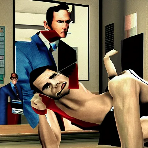 Image similar to american psycho on nintendo 6 4