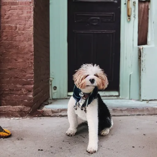 Image similar to clementine the dog in brooklyn.