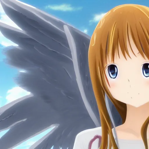 Image similar to anime girl with wings profile picture