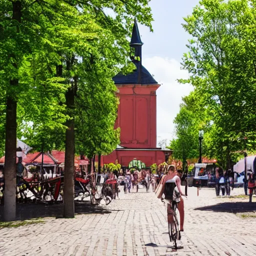 Prompt: of uppsala in the summer