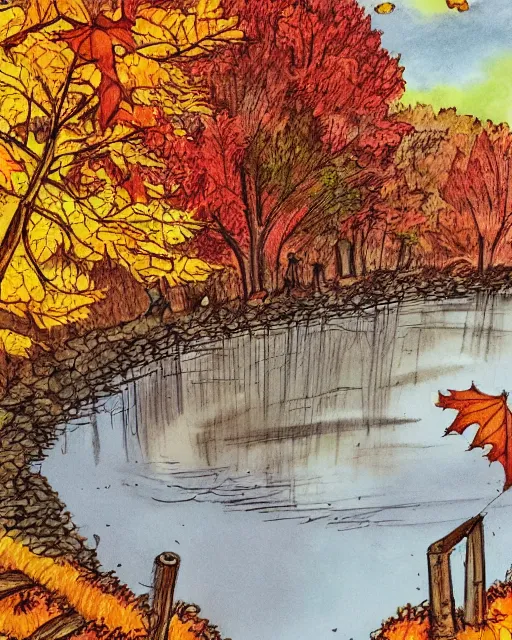 Image similar to autumn illustration