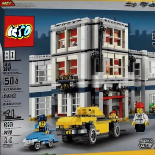 Image similar to Mar-a-Lego FBI raid Lego set