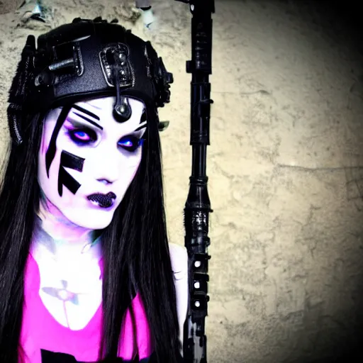 Image similar to cybergoth