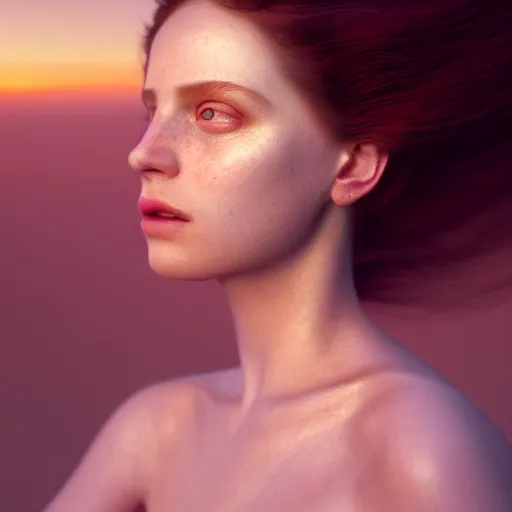 Prompt: photographic portrait of a stunningly beautiful queen of the underworld renaissance female in soft dreamy light at sunset, contemporary fashion shoot, by edward robert hughes, annie leibovitz and steve mccurry, david lazar, jimmy nelsson, breathtaking, 8 k resolution, extremely detailed, beautiful, establishing shot, artistic, hyperrealistic, beautiful face, octane render