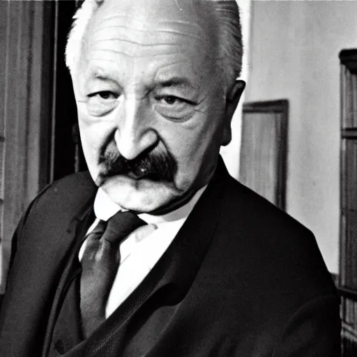 Image similar to film still, Martin Heidegger in Being and Time