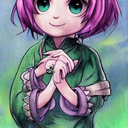 Prompt: saria art by oda