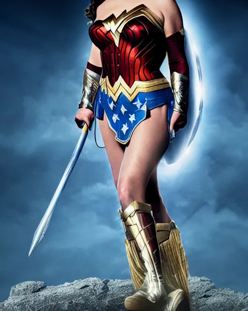 Image similar to wilford brimley as wonder woman, movie, hyper realistic, hollywood promotional image, imax, 8 k