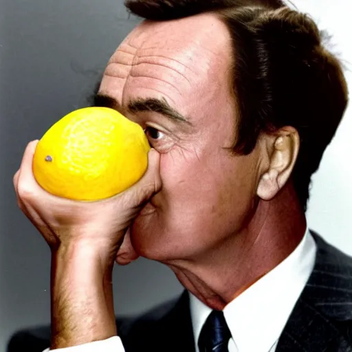 Prompt: photo of jack lemmon as a lemon, 8 k