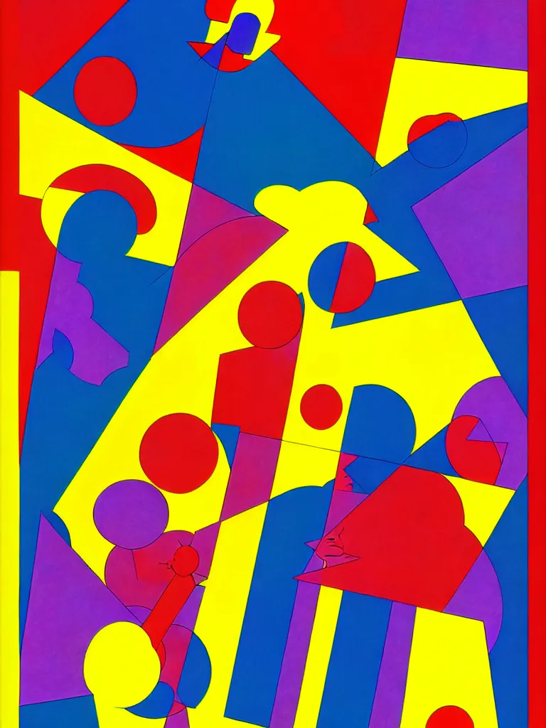 Image similar to comic book cover by kazimir malevitch suprematism avant - garde ( moebius ) hype kaws, procreate 2 0 2 2 print