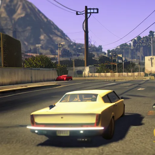 Prompt: Gta V screen shot