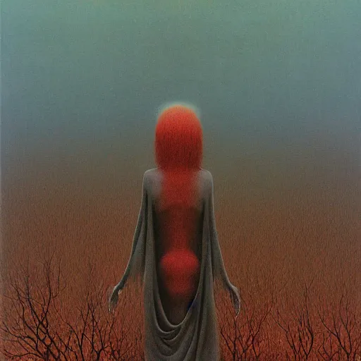 Image similar to New artwork by Zdzisław Beksiński in the year 2022