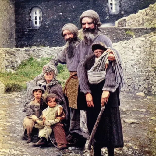 Prompt: photo of breton people, color, contemporary