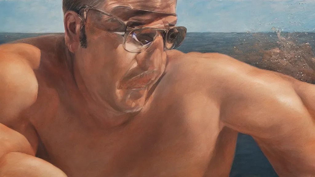 Prompt: self - portrait by eric zener