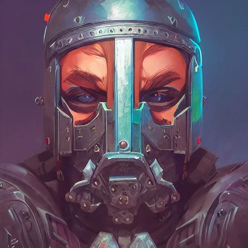 Image similar to cyberpunk viking helmet mask warrior goddess robot ninja fantasy, art gta 5 cover, official fanart behance hd artstation by jesper ejsing, by rhads, makoto shinkai and lois van baarle, ilya kuvshinov, ossdraws