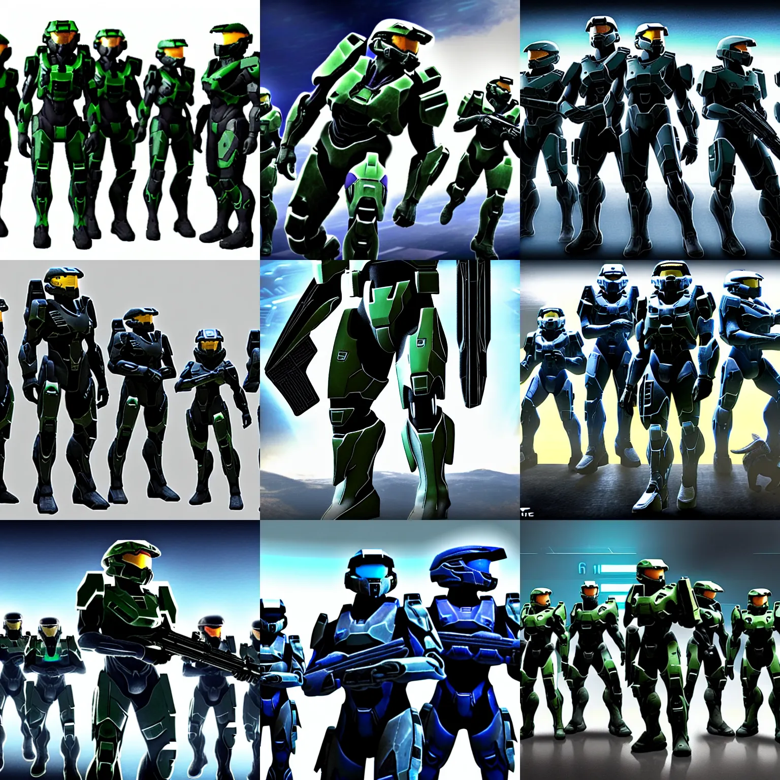 Prompt: photo real covenant elite from halo