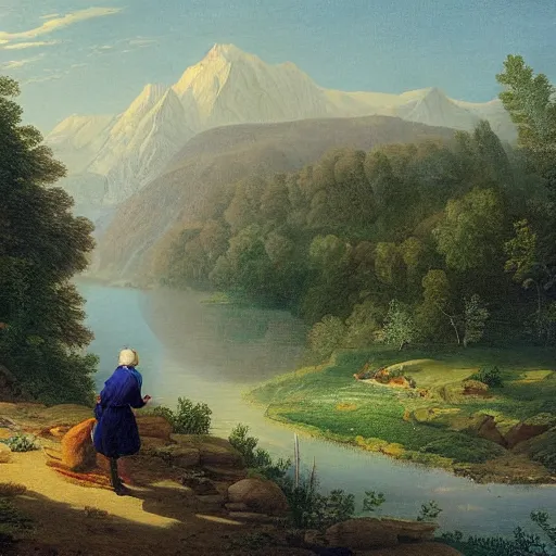 Image similar to potato on adventure by Asher Brown Durand