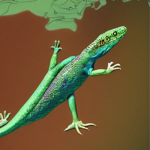 Image similar to a lizard - human, scales
