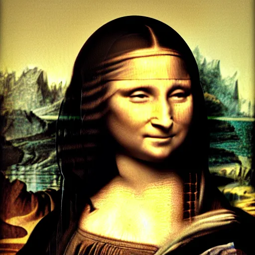 Prompt: john oliver as mona lisa