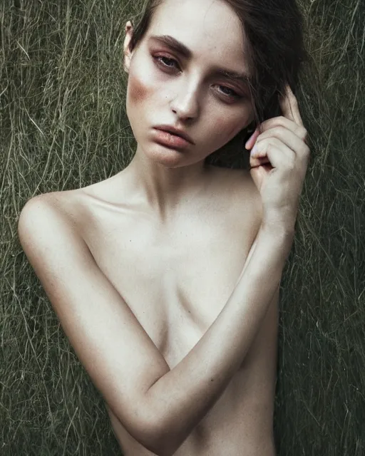 Prompt: a portrait of a beautiful woman by alessio albi.