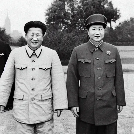 Image similar to robert lewandowski meeting mao zedong