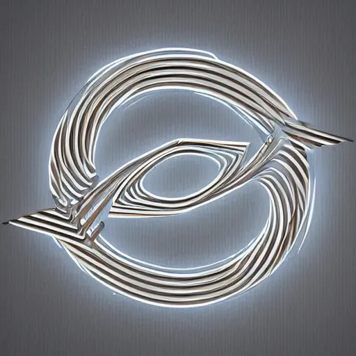 Prompt: Photorealistic rendering of the infinity sign made of arrows.