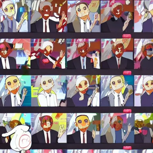 Image similar to Obama anime, screenshot