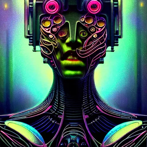 Image similar to extremely psychedelic beautiful brutalist cyborg organism infected by night. intricate, elegant, highly detailed, extremely lifelike photorealistic digital painting, artstation. steichen, gaston bussiere, tom bagshaw, brutalist cyberpunk alphonse mucha, geiger. elegant minimalism. anatomically correct. sharp focus. black. surreal lush cosmic hallucination