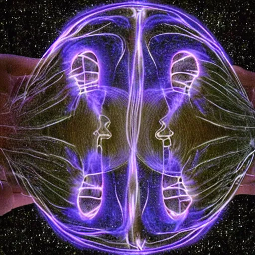 Image similar to neural synchronization between two people