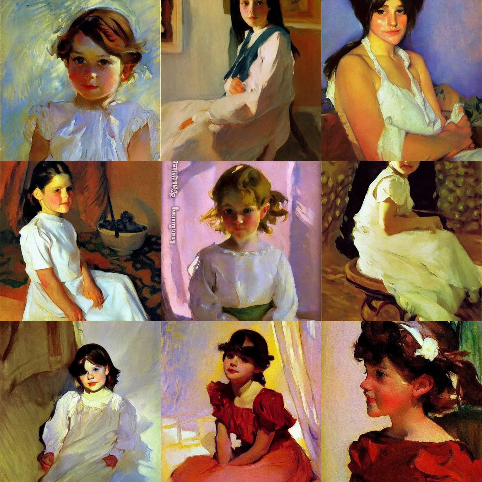 Prompt: Beautiful girl, painting by Sorolla