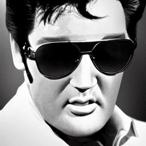 Prompt: Elvis as an old person