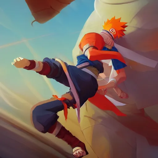 Image similar to hero world naruto, behance hd by jesper ejsing, by rhads, makoto shinkai and lois van baarle, ilya kuvshinov, rossdraws global illumination