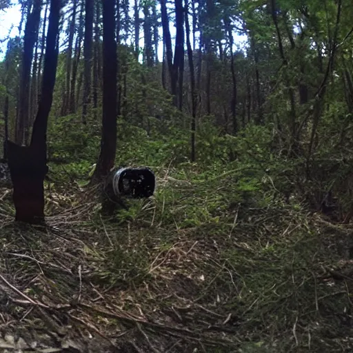 Prompt: trail cam footage lighting