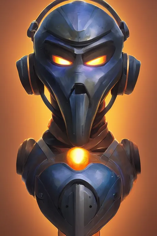 Image similar to epic mask helmet robot ninja portrait stylized as fornite style game design fanart by concept artist gervasio canda, behance hd by jesper ejsing, by rhads, makoto shinkai and lois van baarle, ilya kuvshinov, rossdraws global illumination radiating a glowing aura global illumination ray tracing hdr render in unreal engine 5