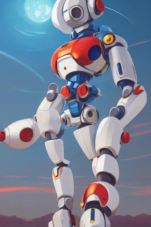 Image similar to metabots medabots medarotto medarot robot minimalist comics, behance hd by jesper ejsing, by rhads, makoto shinkai and lois van baarle, ilya kuvshinov, rossdraws global illumination ray tracing hdr radiating a glowing aura