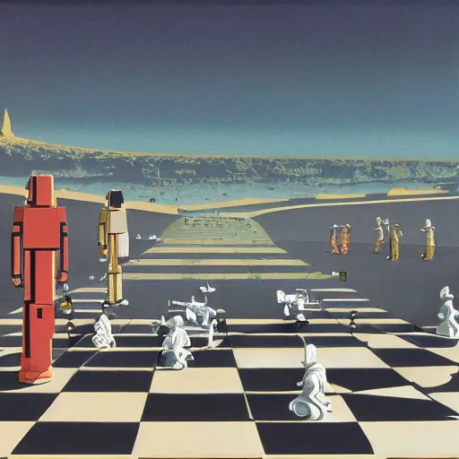 Image similar to a clean chessboard, Dan McPharlin, Ralph McQuarrie