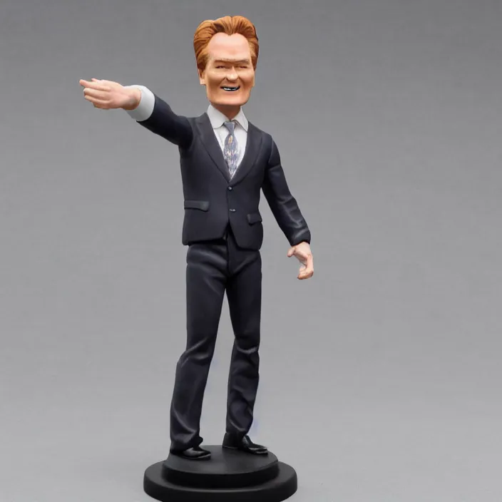 Image similar to Conan O'Brien, a GOODSMILE figure of Conan O'Brien, figurine, detailed product photo,