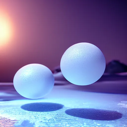 Image similar to magical ice egg, ray tracing, cinematic, digital art, realistic, octane render