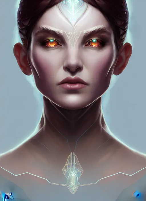 Prompt: symmetry!! portrait!! of a female character fury, fantasy, tech style, glowing lights!! intricate, elegant, highly detailed, digital painting, artstation, concept art, smooth, sharp focus, illustration, art by jesse carpenter and grace liu and baldi konijn
