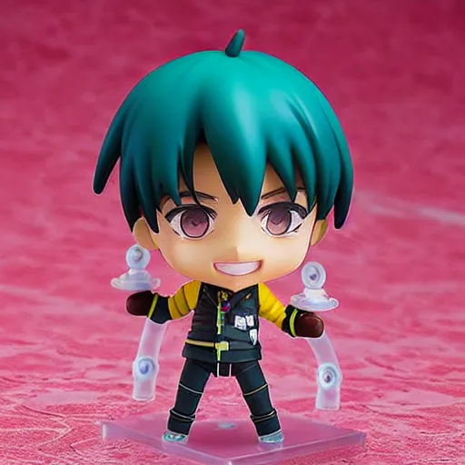 Image similar to burna boy, an anime nendoroid of burna boy, figurine, detailed product photo,